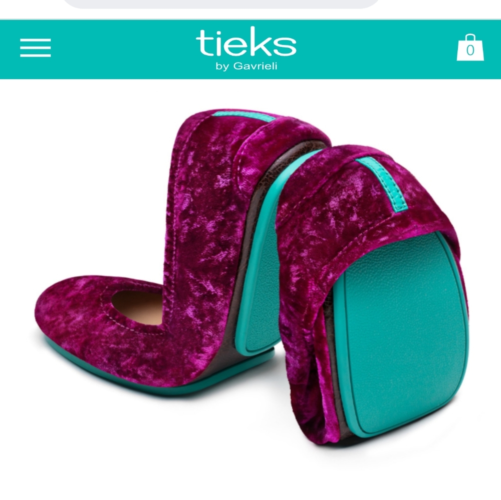 Tieks Tyrian flats